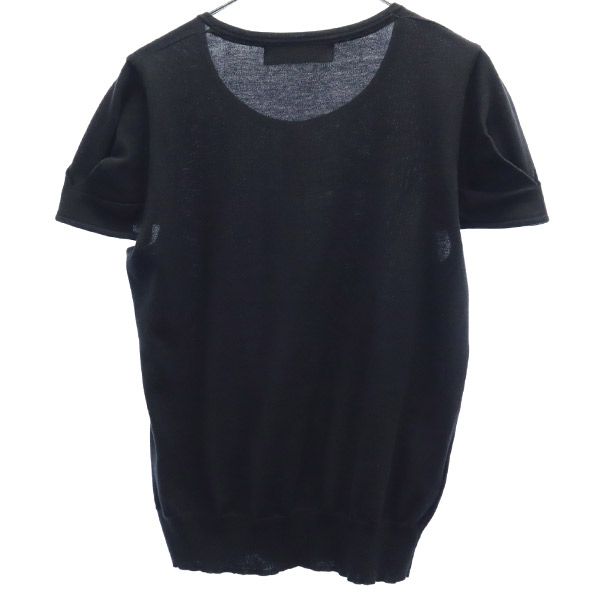 ブラックレーベル 半袖 カーディガン M ブラック Black Label レディース