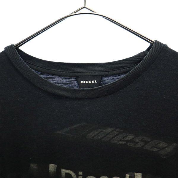 ディーゼル プリント 半袖 Tシャツ S ブラック系 DIESEL メンズ