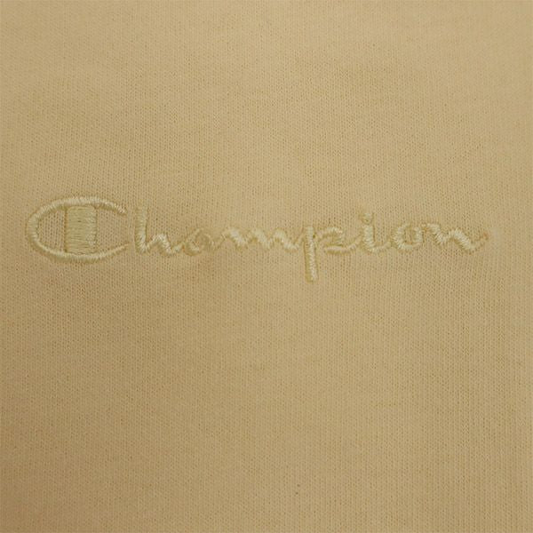 チャンピオン ロゴ刺繍 ノースリーブ ワンピース M ペールオレンジ系 Champion ヘインズ レディース