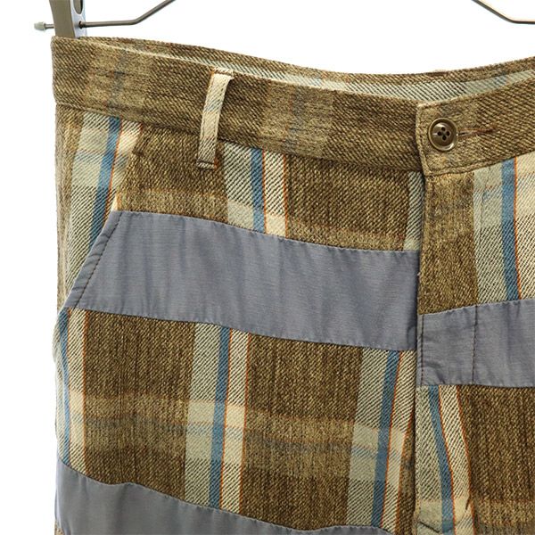 フラボア 総柄 サルエル ショートパンツ 2 ブラウン系 FRAPBOIS メンズ