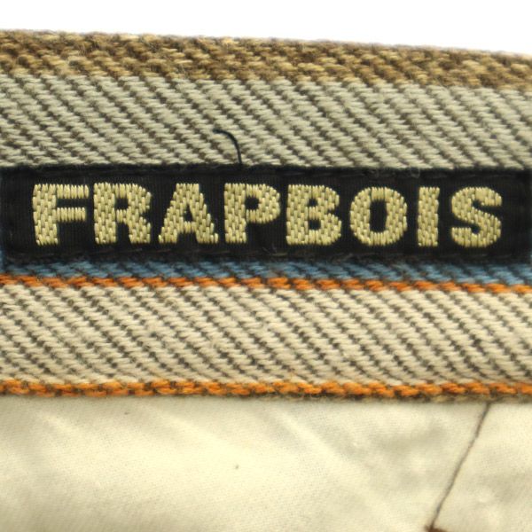 フラボア 総柄 サルエル ショートパンツ 2 ブラウン系 FRAPBOIS メンズ