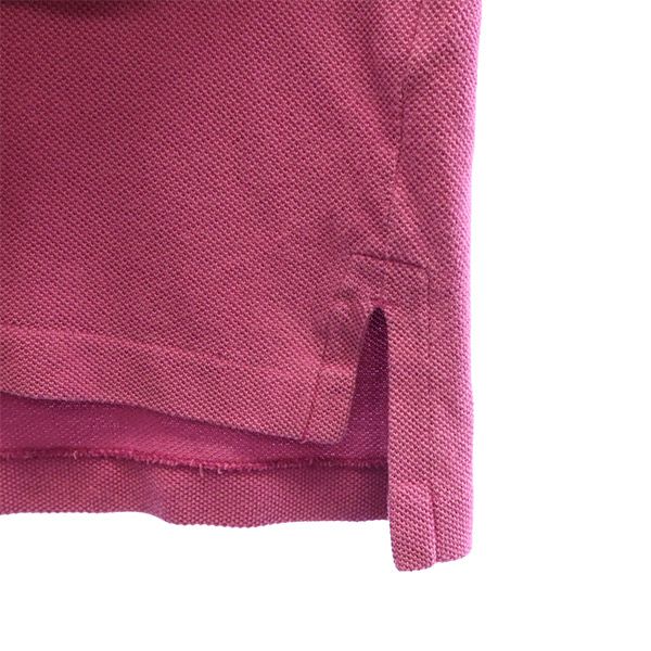 フレッドペリー 日本製 半袖 ポロシャツ L ピンク FRED PERRY 鹿の子地 メンズ