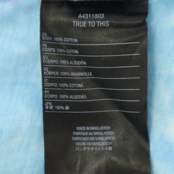 ボルコム 総柄 半袖 Tシャツ S/P ブルー系 VOLCOM メンズ