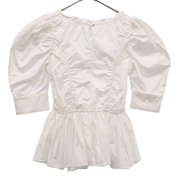 SNIDEL スナイデル SWFB204070 7分袖 ボリュームパフ ブラウス F ホワイト レディース