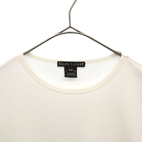 ラルフローレン USA製 半袖 Tシャツ M ホワイト RALPH LAUREN レディース