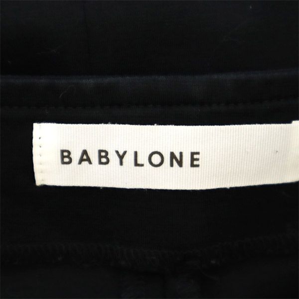 バビロン 半袖 ロングワンピース 38 ブラック BABYLONE レディース