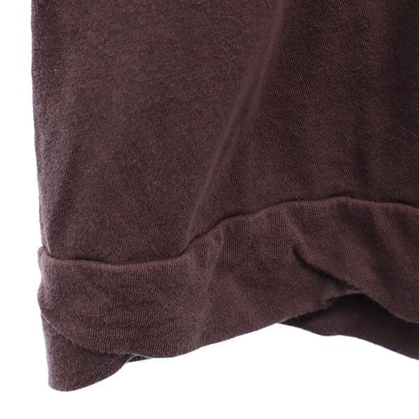 ディーゼル プリント 半袖 Tシャツ XXL ブラウン DIESEL ビッグサイズ メンズ