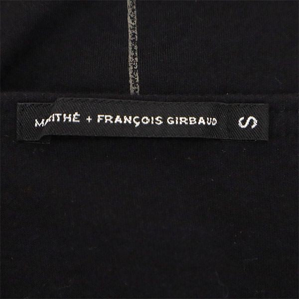 MARITHE + FRANCOIS GIRBAUD マリテフランソワジルボー プリント 半袖 Tシャツ S ブラック レディース