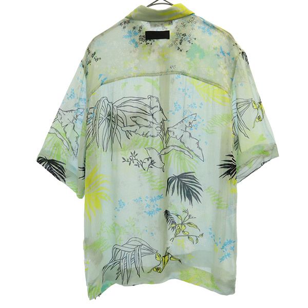 ディーゼル 総柄 半袖 シャツ XXS ブルー DIESEL メンズ