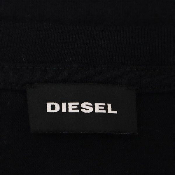 ディーゼル プリント 半袖 Tシャツ S ブラック DIESEL メンズ