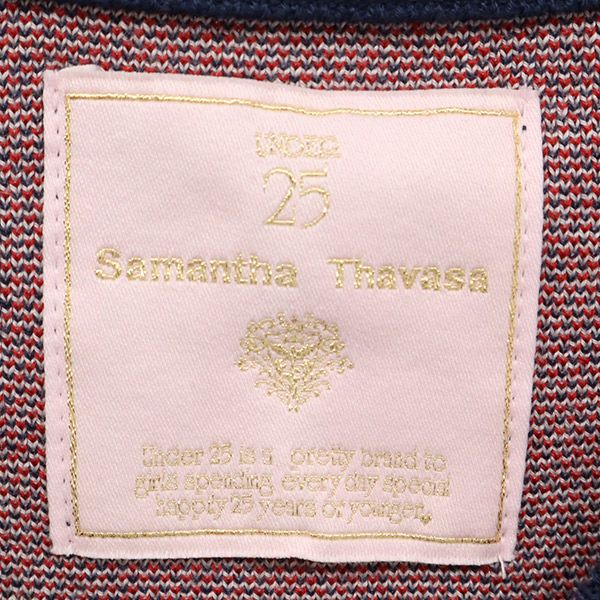 Samantha Thavasa サマンサタバサゴルフ ハート ゴルフ ニットベスト S ネイビー レディース