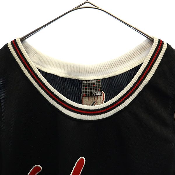 ソウルレッグトレードマーク バスケットボール タンクトップ ブラック SOUL REG.TRADE MARK ウェア メンズ