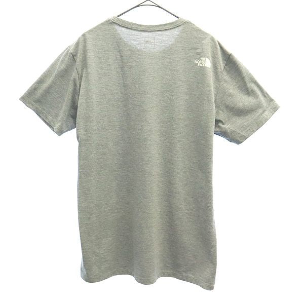 ザノースフェイス NT81980Z アウトドア プリント 半袖 Tシャツ M グレー THE NORTH FACE メンズ