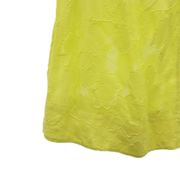 ドロシー シューマッハ 総柄 ノースリーブ シアー カットソー 2 イエロー DOROTHEE SCHUMACHER レディース