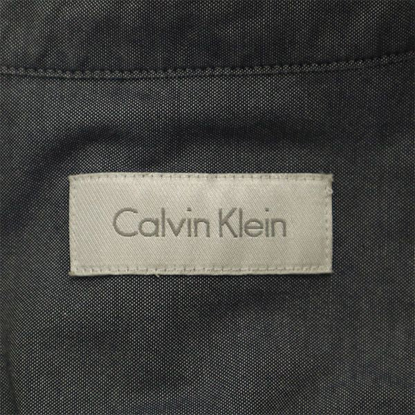Calvin klein カルバンクライン 半袖 シャツ L グレー メンズ