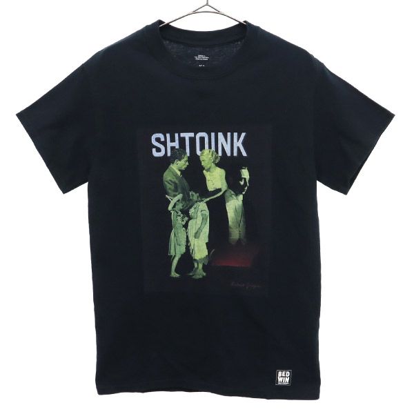 ベドウィンアンドザハートブレイカーズ プリント 半袖 Tシャツ ブラック系 BEDWIN & THE HEARTBREAKERS メンズ