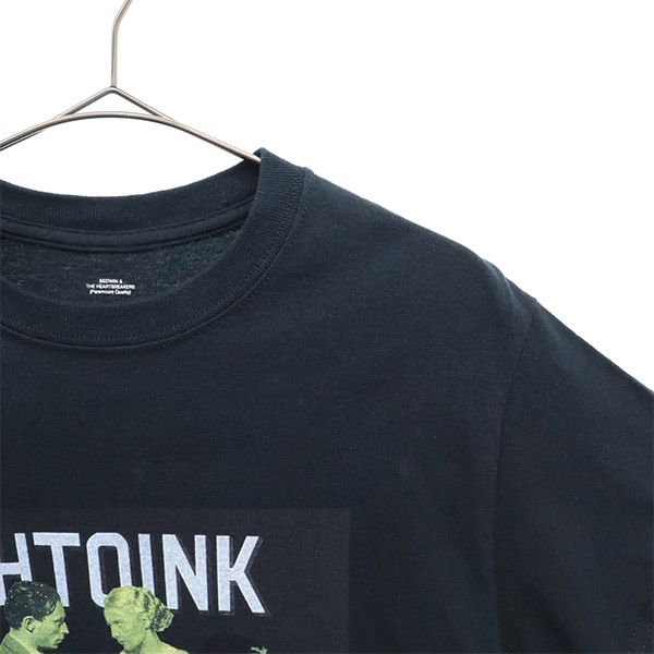 ベドウィンアンドザハートブレイカーズ プリント 半袖 Tシャツ ブラック系 BEDWIN & THE HEARTBREAKERS メンズ