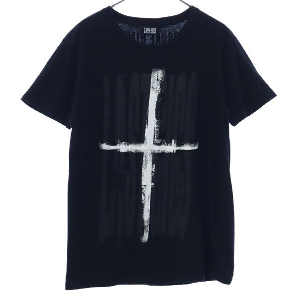 氷室京介 ラスト ギグズ プリント 半袖 Tシャツ S ブラック KYOSUKE HIMURO LAST GIGS バンT メンズ