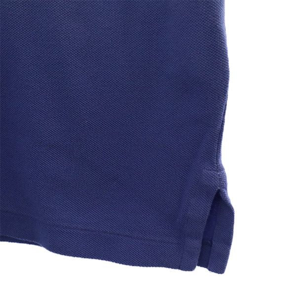 POLO RALPH LAUREN ポロラルフローレン 未使用 グラデーション 半袖 ポロシャツ M ホワイト×ブルー 鹿の子 メンズ