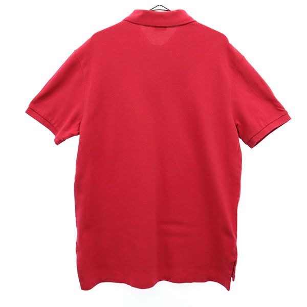未使用 Polo by Ralph Lauren ポロバイラルフローレン 半袖 ポロシャツ L マゼンタ 鹿の子 メンズ