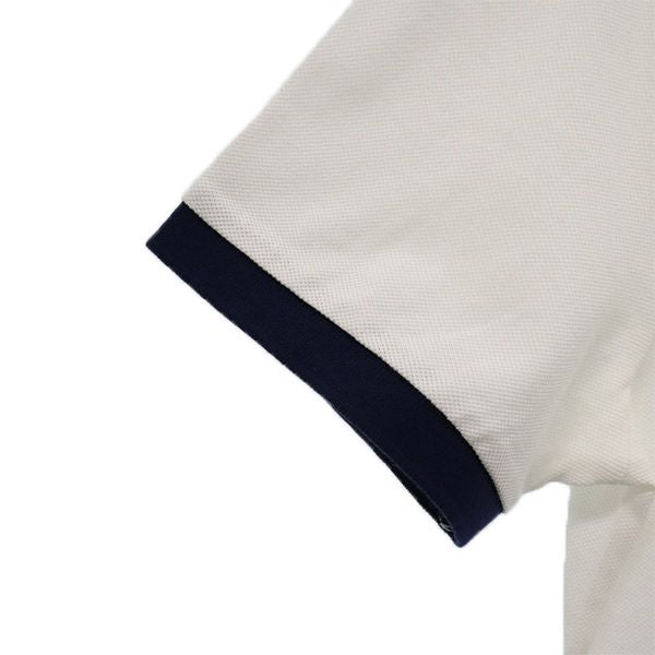 ポロラルフローレン 未使用 半袖 ポロシャツ M ホワイト POLO RALPH LAUREN 鹿の子 メンズ