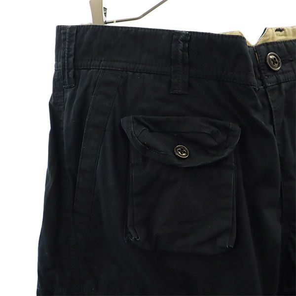 ストーンウォルド カーゴショートパンツ L ブラック STONE WOLD メンズ