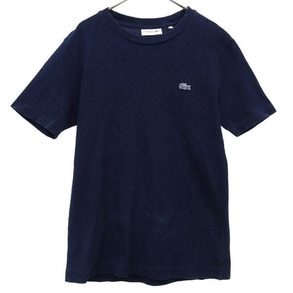 ラコステ 半袖 Tシャツ 2 ネイビー LACOSTE 鹿の子 メンズ