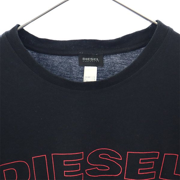 ディーゼル プリント 半袖 Tシャツ S ブラック DIESEL メンズ
