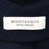 ビューティアンドユースユナイテッドアローズ 日本製 長袖 ロングワンピース ブラック BEAUTY&YOUTH UNITED ARROWS レディース