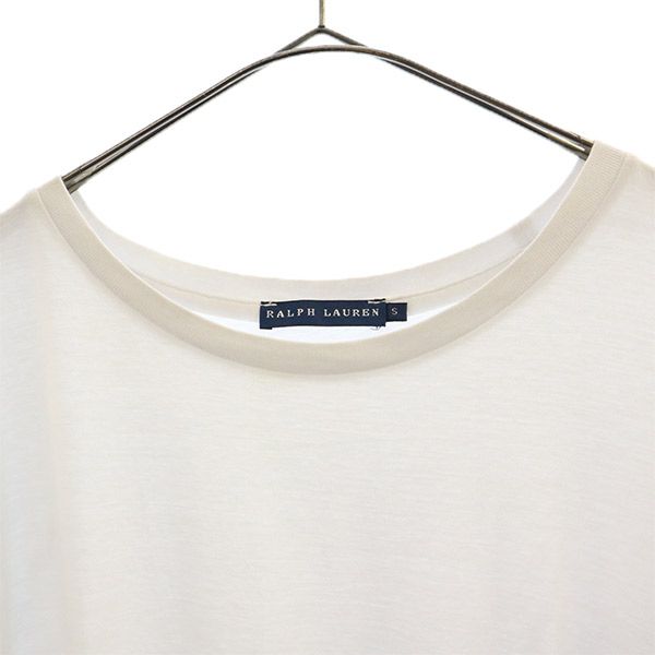 ラルフローレン 半袖 Tシャツ S ホワイト RALPH LAUREN レディース