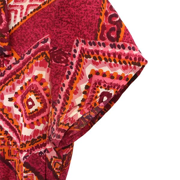 TOCCA トッカ 総柄 半袖 ワンピース 4 ピンク系 レディース