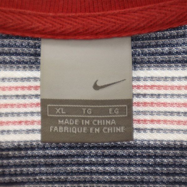 ナイキ ボーダー 半袖 ポロシャツ XL NIKE メンズ