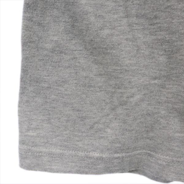 ラコステ 日本製 半袖 Vネック Tシャツ 5 ライトグレー LACOSTE ロゴワッペン付 メンズ