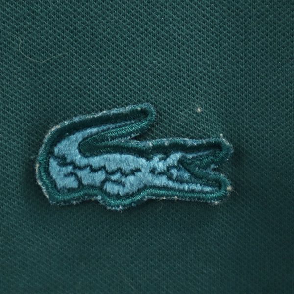 ラコステライブ 半袖 ワンピース 36 グリーン LACOSTE L!VE 鹿の子 レディース