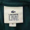 ラコステライブ 半袖 ワンピース 36 グリーン LACOSTE L!VE 鹿の子 レディース