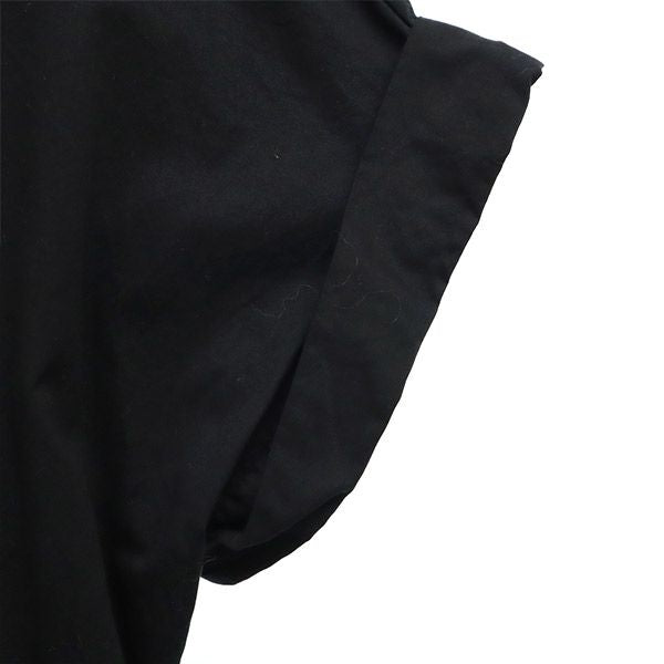 ザラ 半袖 ティアード ワンピース S ブラック ZARA レディース