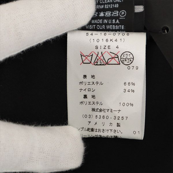 未使用 ANNA SUI アナスイ USA製 レース ショートパンツ 4 ブラック レディース