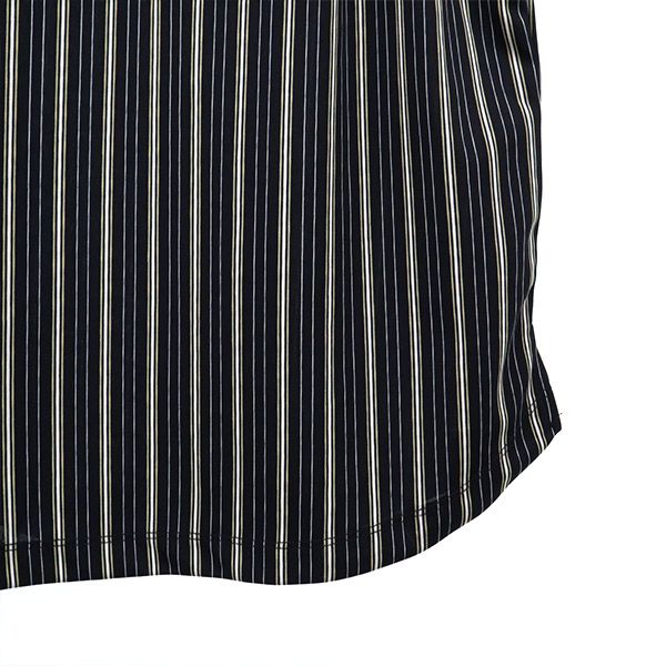 エニィスィス ストライプ ノースリーブ ブラウス 2 ネイビー系 anySiS レディース