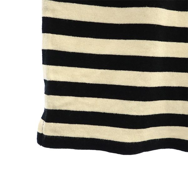 RHC アールエイチシー 日本製 ボーダー 長袖 ボートネック Tシャツ XS Ron Herman ロンT レディース