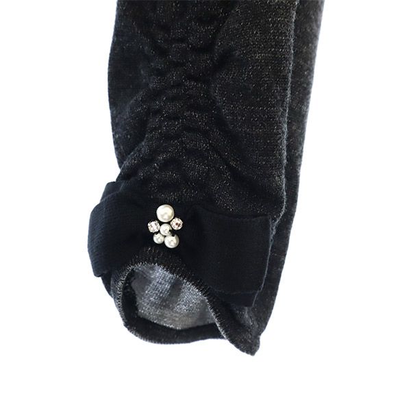 Rene ルネ 長袖 ニット ジップパーカー 36 グレー カーディガン ジャケット レディース