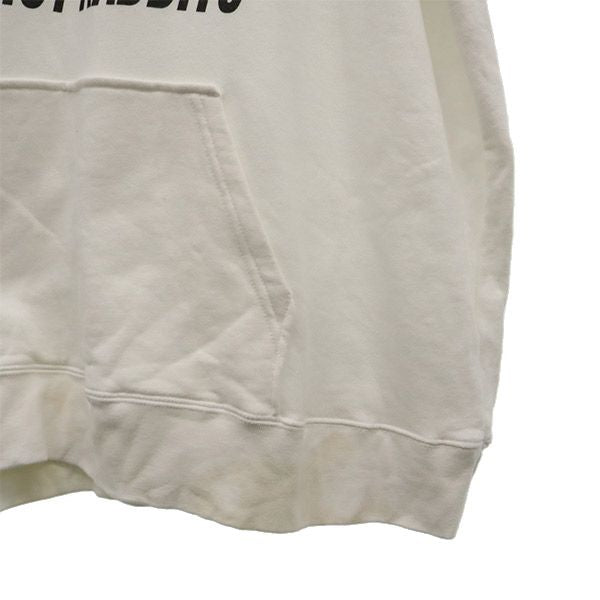 MILKBOY ミルクボーイ プリント 長袖 スウェットパーカー ホワイト系 プルオーバー トレーナー メンズ