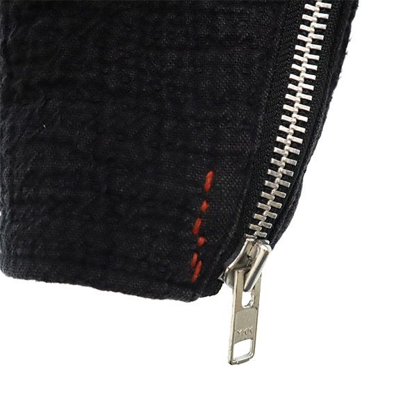 PORTER CLASSIC ポータークラシック 日本製 ライダースジャケット XS ブラック PC Kendo×PC Sashiko メンズ