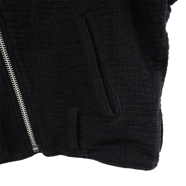 PORTER CLASSIC ポータークラシック 日本製 ライダースジャケット XS ブラック PC Kendo×PC Sashiko メンズ