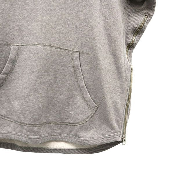 Name. ネーム 長袖 後付け スウェットパーカー 1 グレー プルオーバー トレーナー レディース