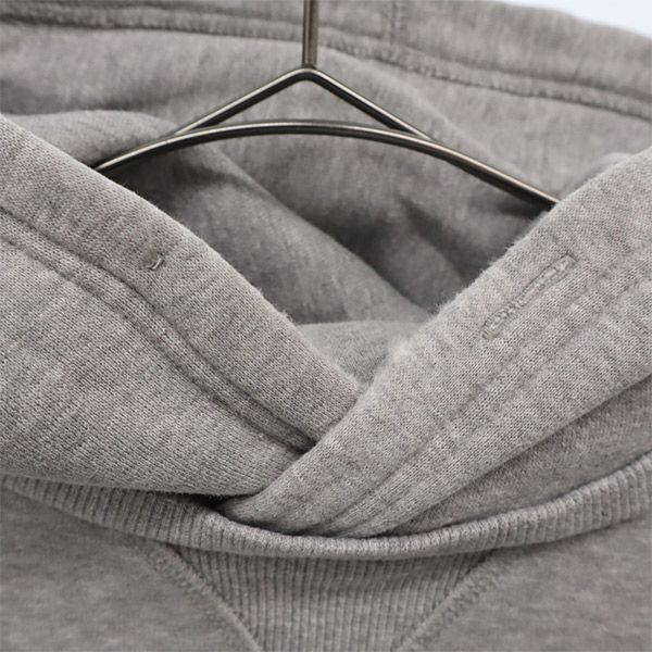 Name. ネーム 長袖 後付け スウェットパーカー 1 グレー プルオーバー トレーナー レディース