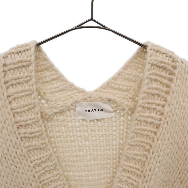 フレイアイディー 長袖 ローゲージハンド ニットカーディガン F ベージュ FRAY I.D FWNT214056 レディース