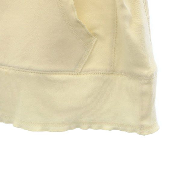 ポロジーンズカンパニーラルフローレン ワッペン 長袖 スウェットパーカー M ベージュ POLO JEANS COMPANY RALPH LAUREN プルオーバー トレーナー レディース