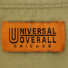 ユニバーサルオーバーオール ワッペン 長袖 Tシャツ L ベージュ UNIVERSAL OVERALL メンズ