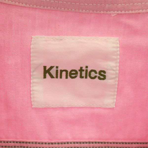 kinetics キネティックス 長袖 ミリタリーシャツ ピンク メンズ