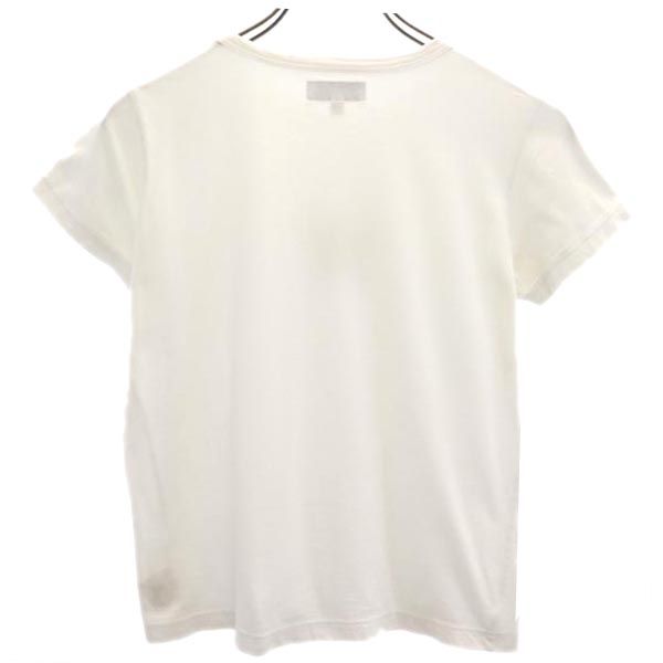 アニエスベー 日本製 プリント 半袖 Tシャツ T1 ホワイト系 agnes b. レディース